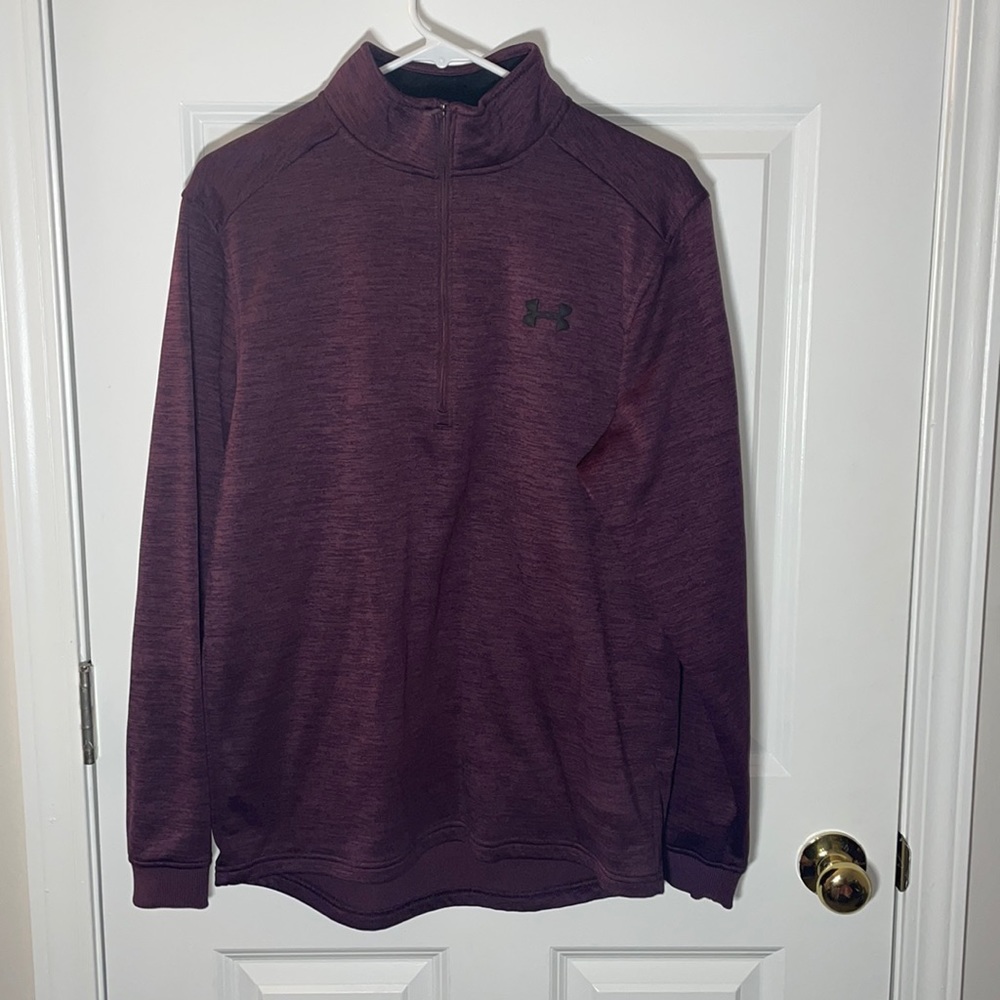 Under Armour Loose Cold Gear Purple Quarter Zip